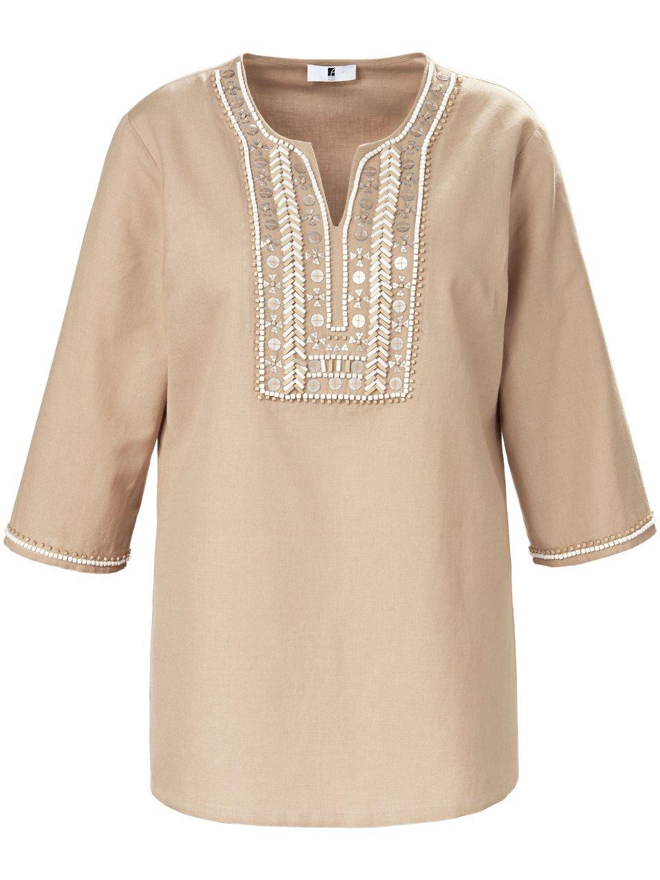 Tuniek 3/4-mouwen Van Anna Aura beige