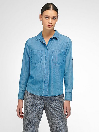 portray berlin - La chemise en jean ligne droite