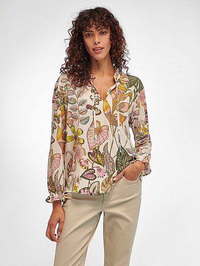 Lecomte - Blouse with short sleeves