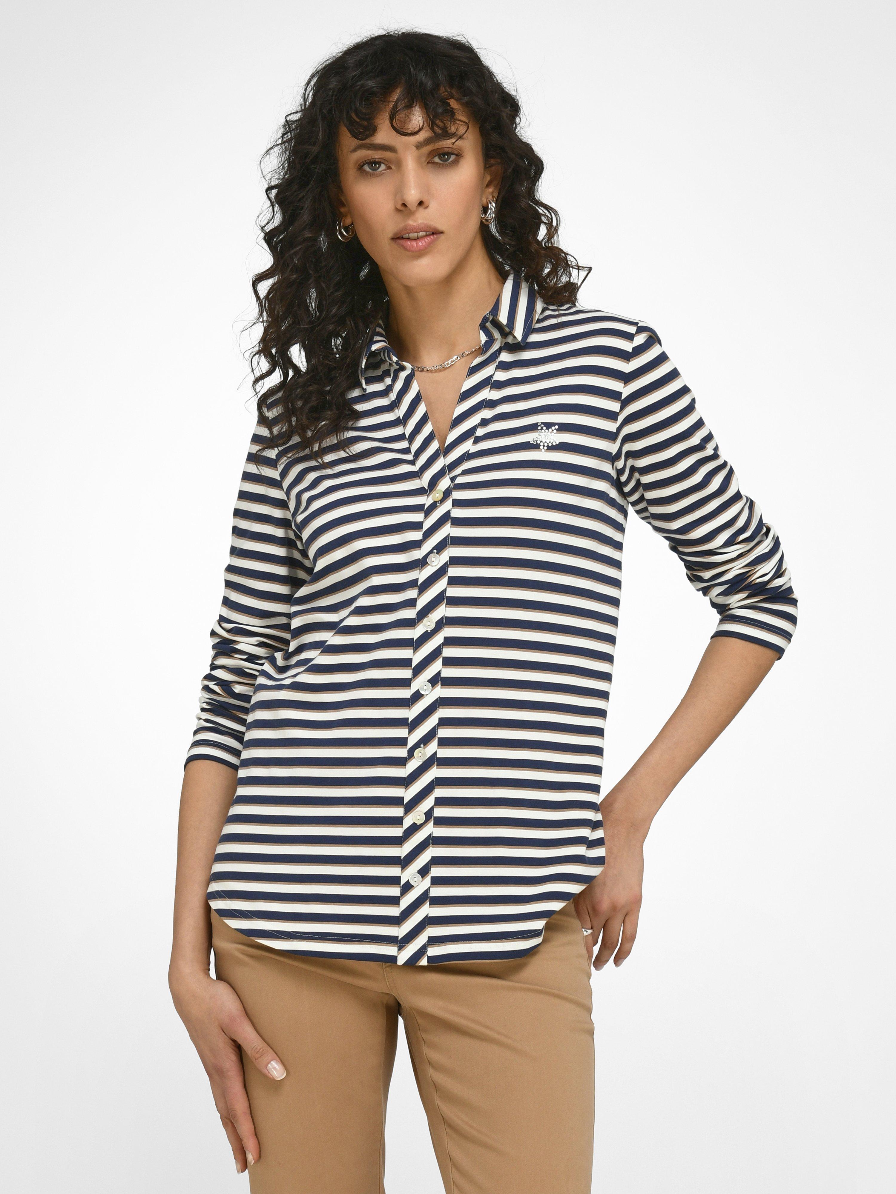 Just White - Jersey-Bluse