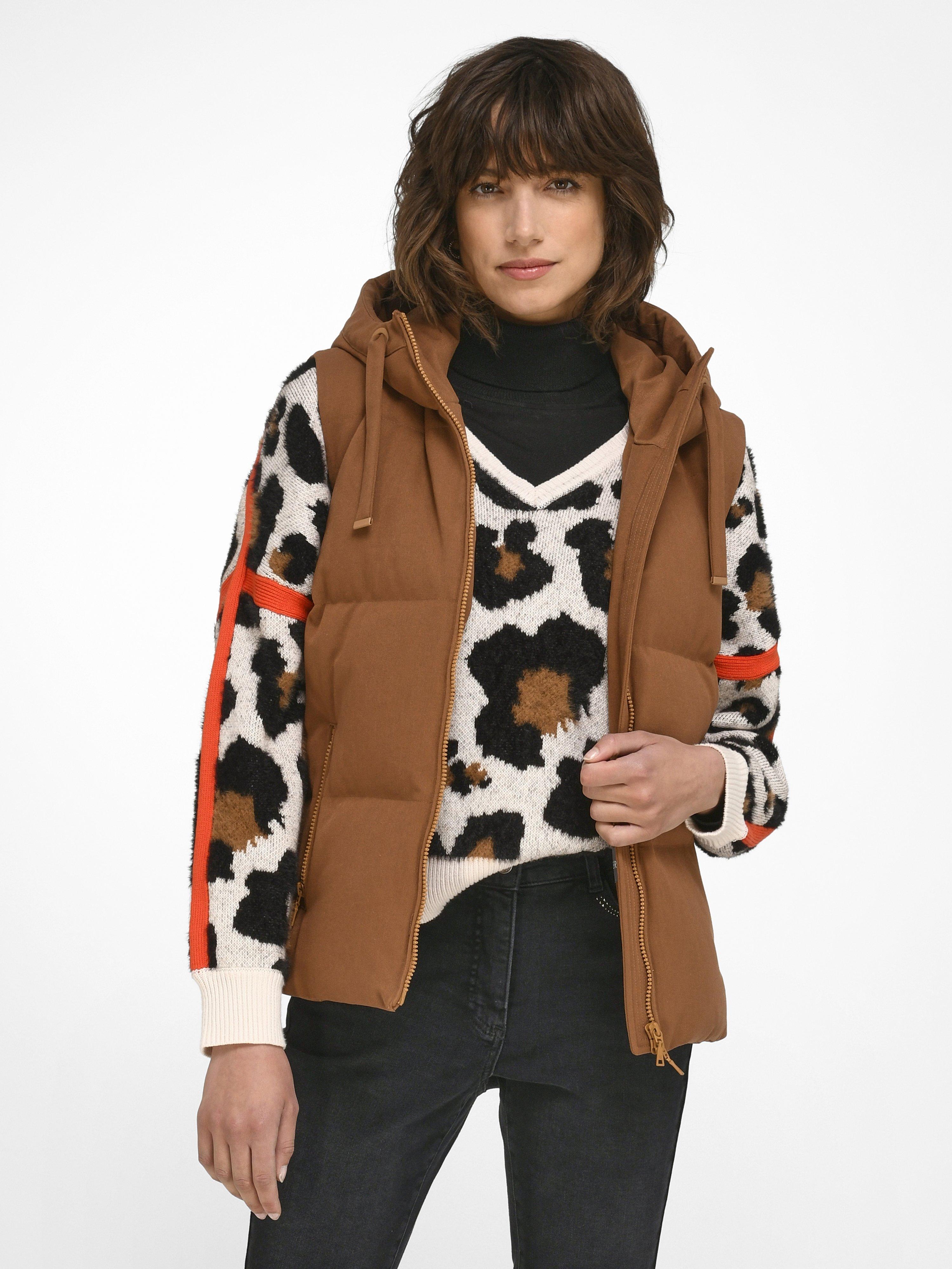 BASLER - Donzen bodywarmer met 2-wegritssluiting