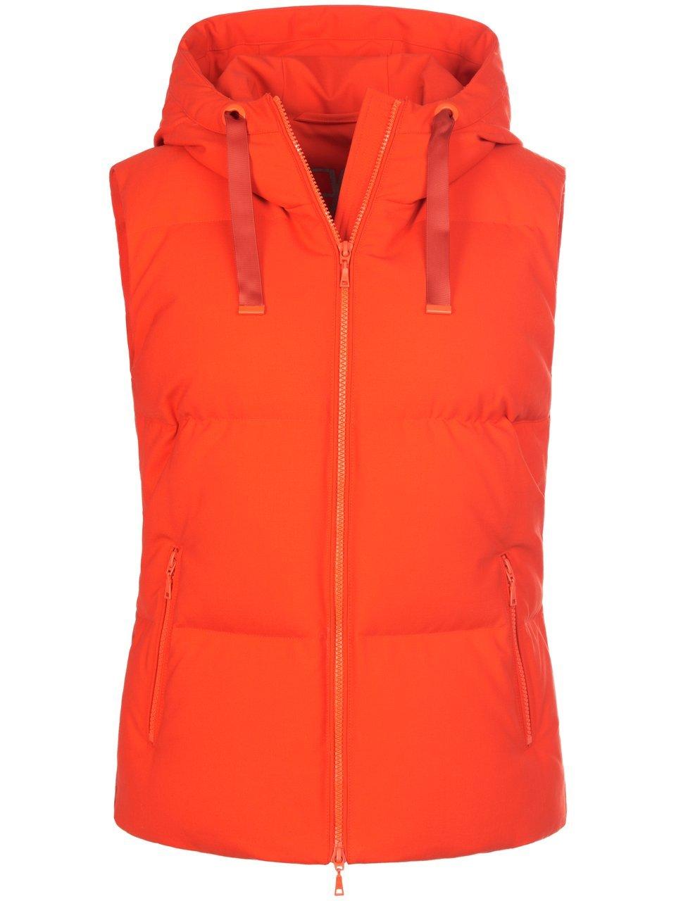 Donzen bodywarmer 2-wegritssluiting Van BASLER rood