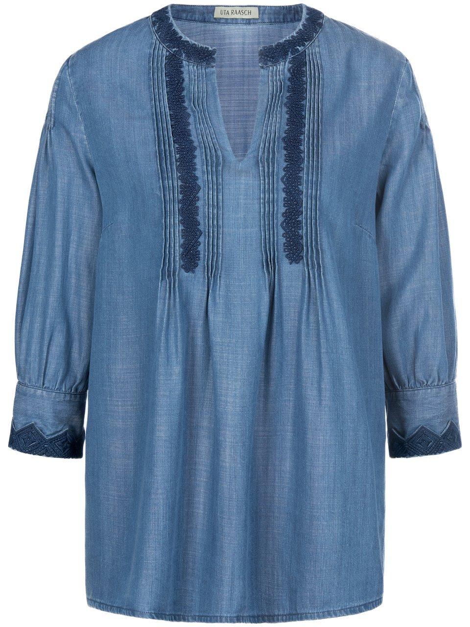 Blouse 3/4-mouwen Van Uta Raasch blauw