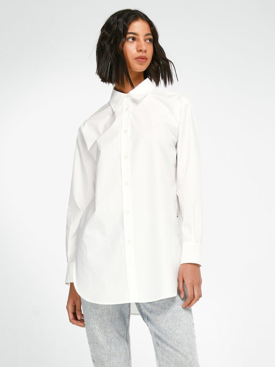 BOSS - Lange blouse van 100% katoen