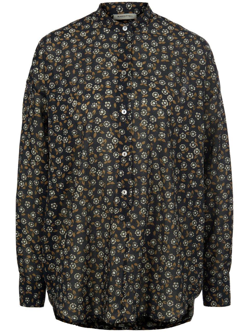 Blouse 100% katoen Van Margittes zwart