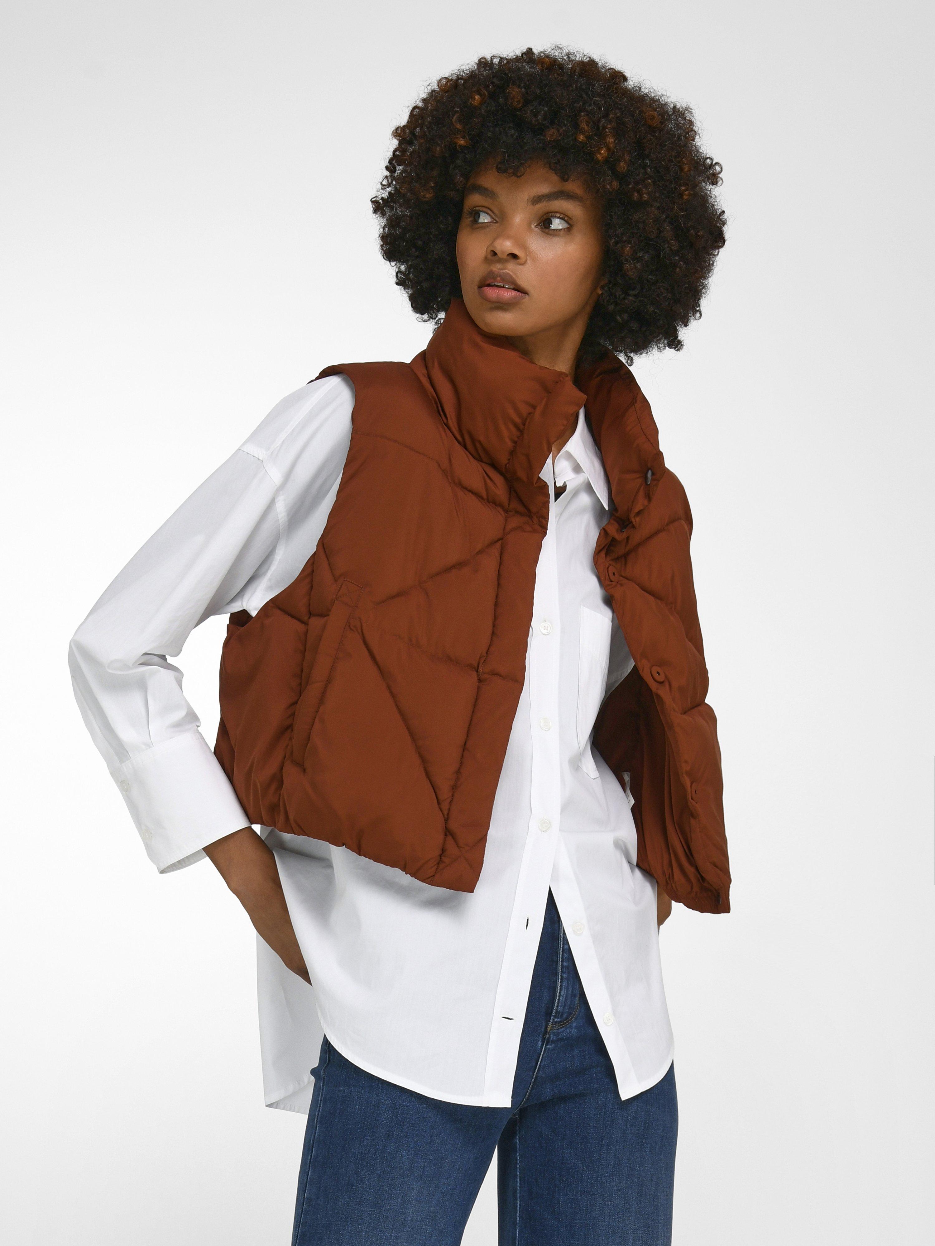 Riani - Quiltet vest med ståkrave