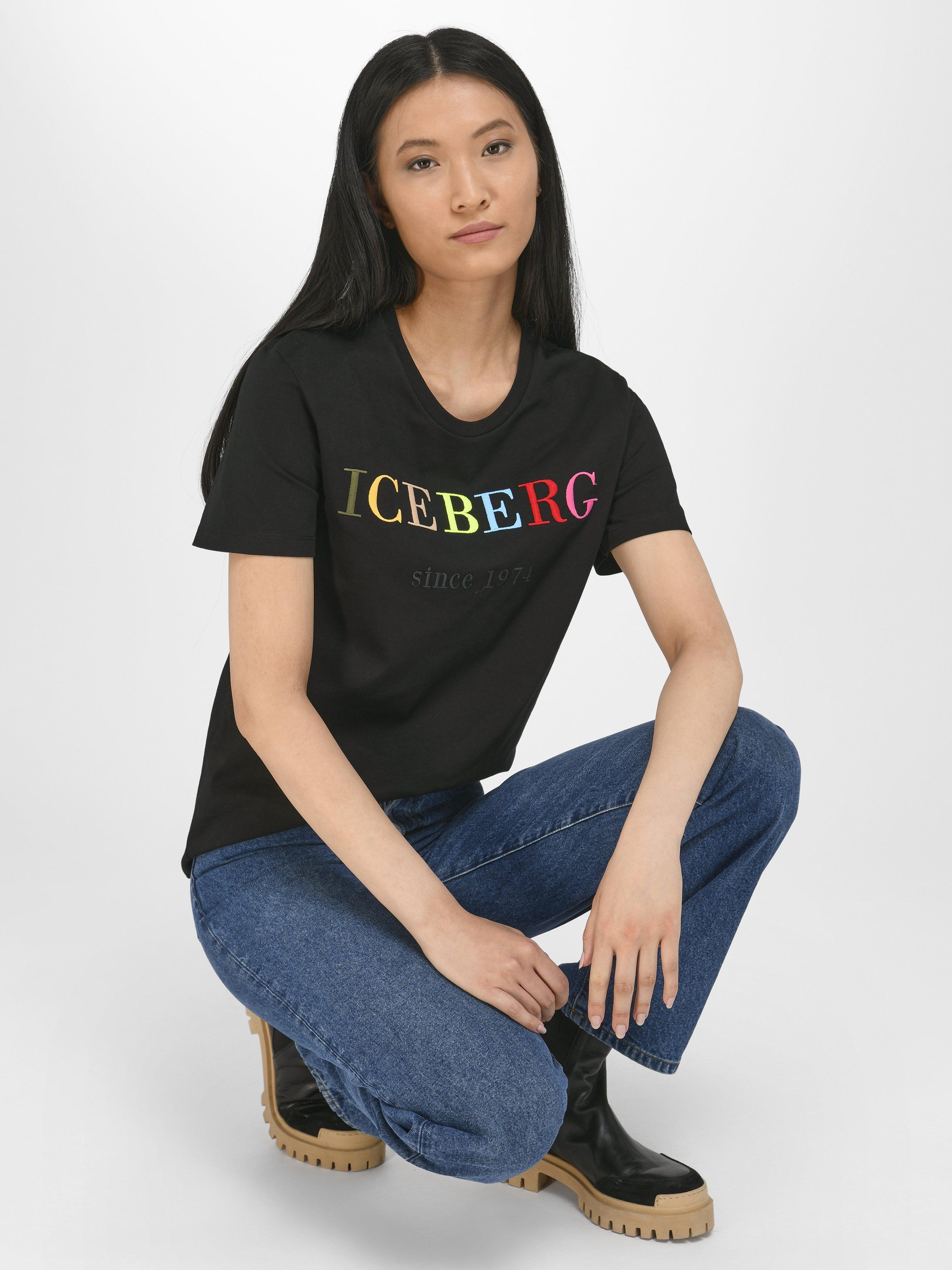 onderbreken troosten knoop Iceberg - T-shirt - zwart/multicolour