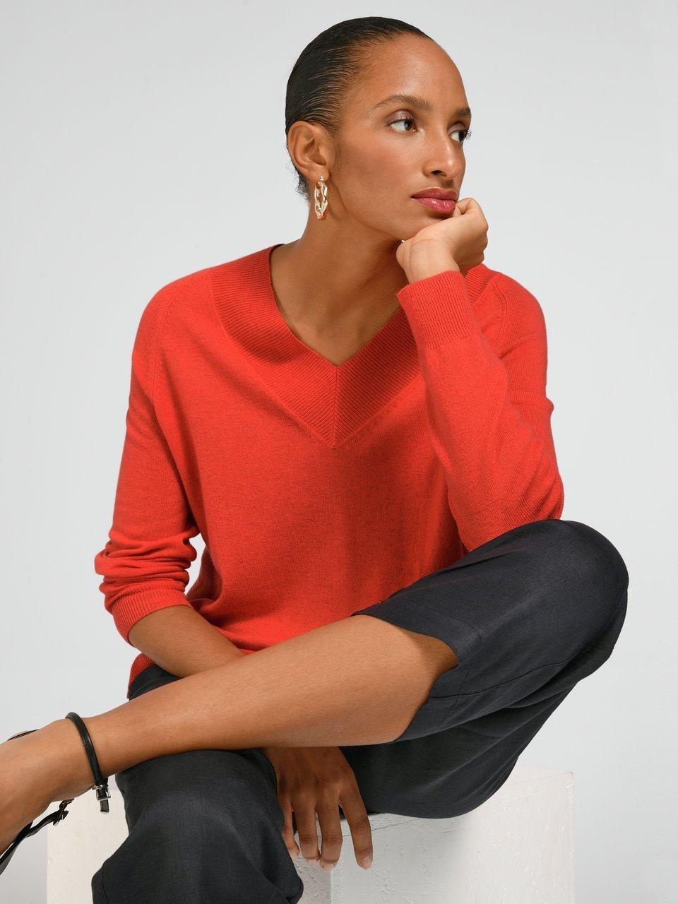 include - V-Pullover aus Schurwolle und Kaschmir