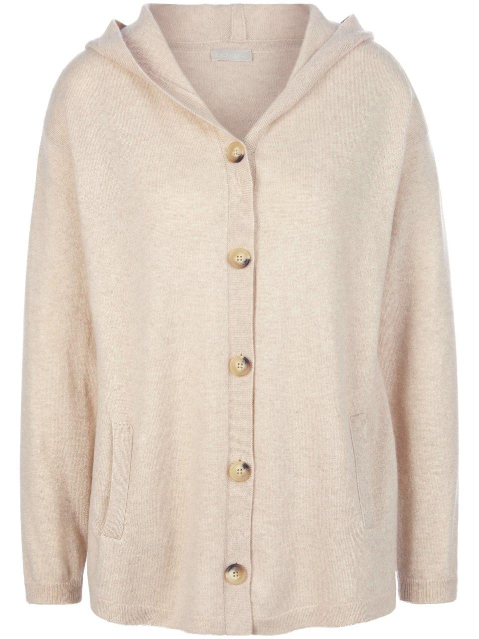 Vest capuchon en lange mouwen Van include beige