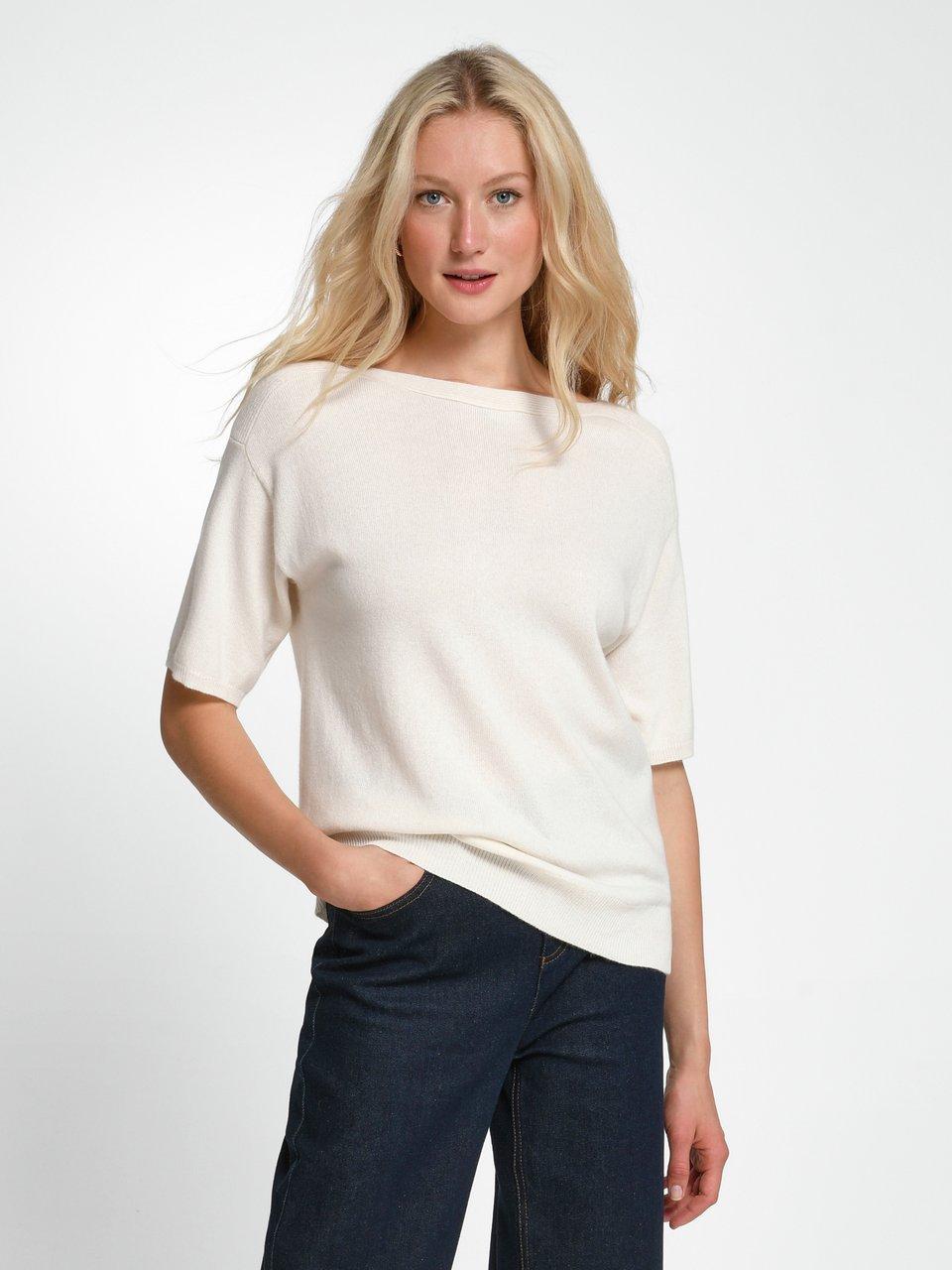 include - Strikbluse med korte ærmer