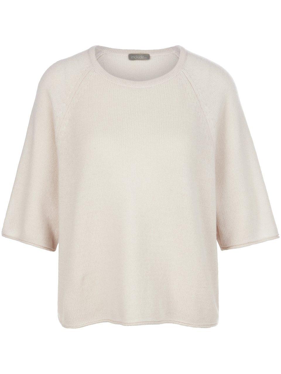 Rundhals-Pullover Raglan-Halb­arm include beige günstig online kaufen