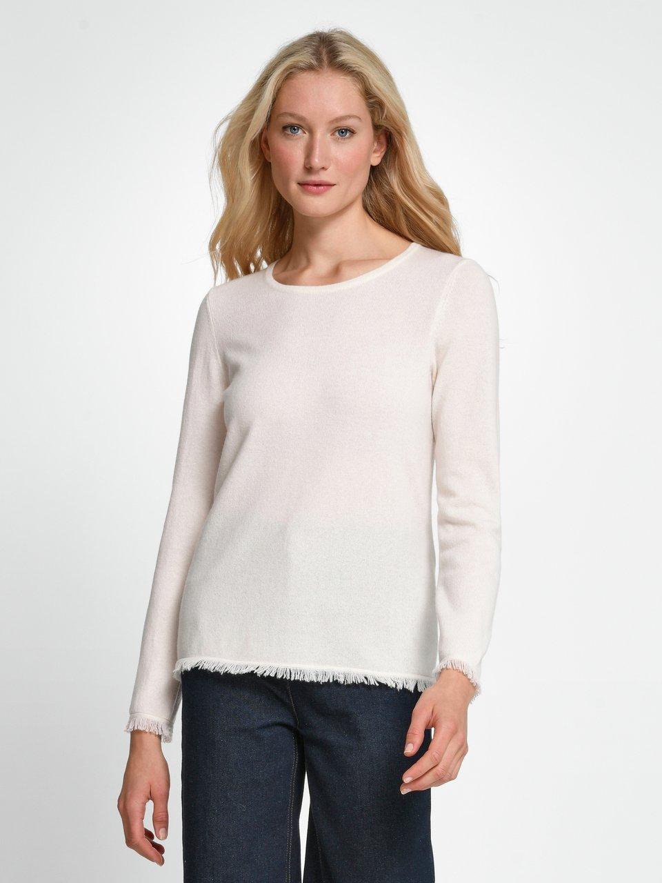 include - Rundhals-Pullover aus Schurwolle und Kaschmir