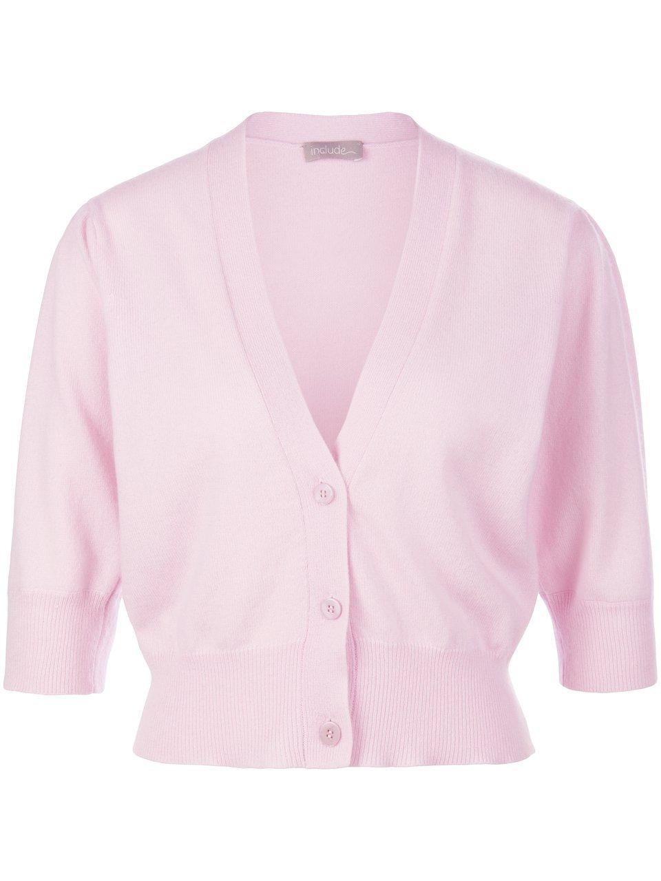 Vest 100% kasjmier Van include roze