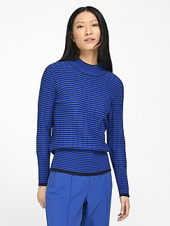 Sweatshirt blau Peter Hahn Damen Kleidung Pullover & Strickjacken Pullover Sweatshirts 