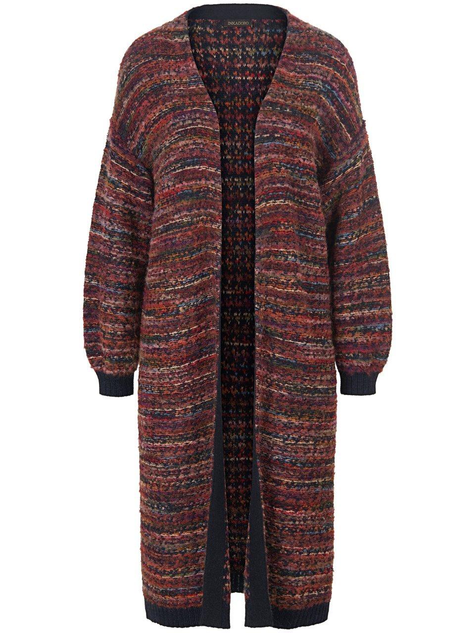 Inkadoro Vest alpaca-bouclé Van  multicolour