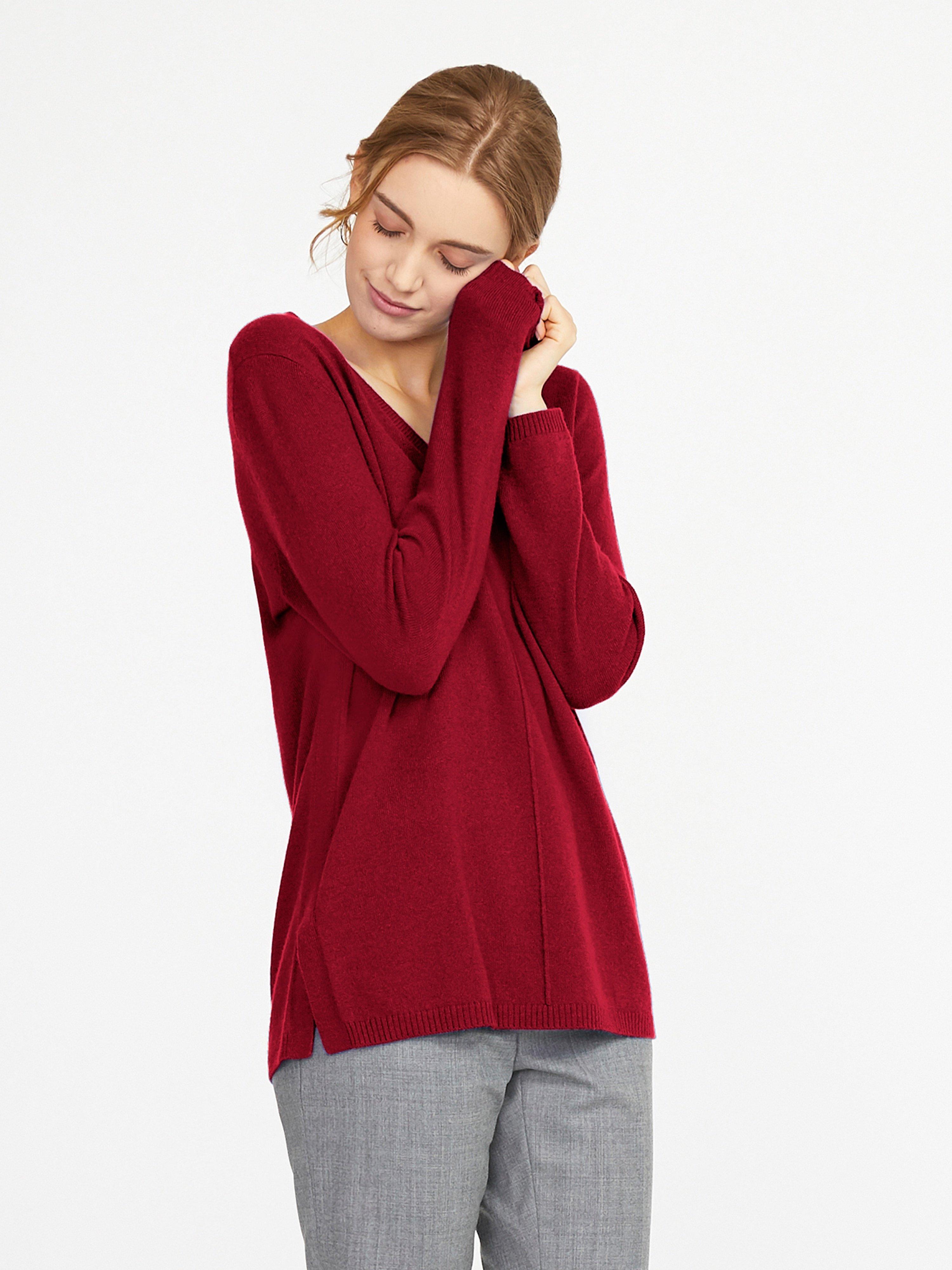 Peter Hahn - V-Pullover aus 100% Premium-Kaschmir
