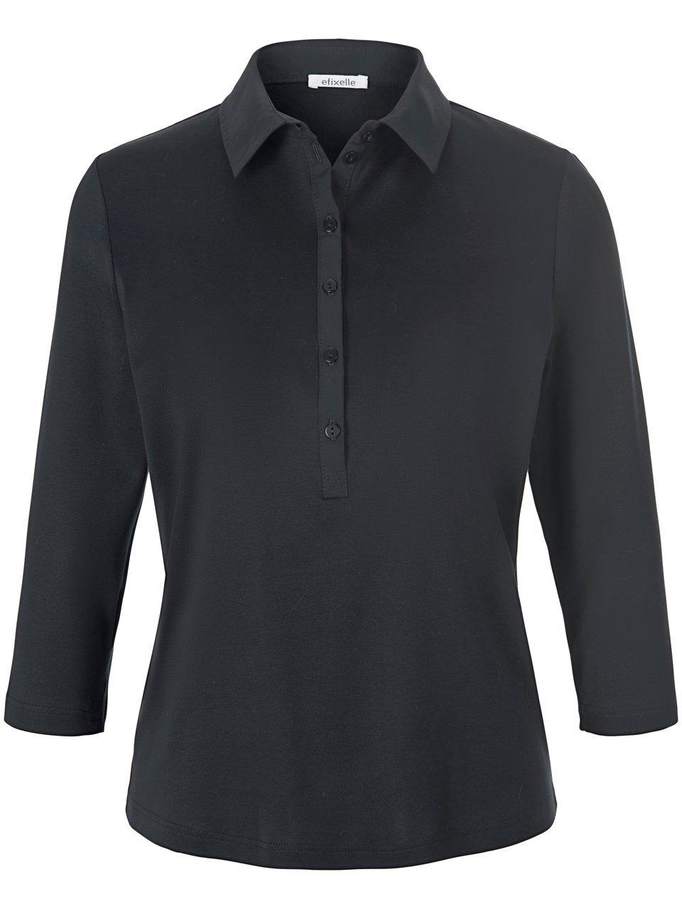 Polo-Shirt 3/4-Arm Efixelle schwarz günstig online kaufen