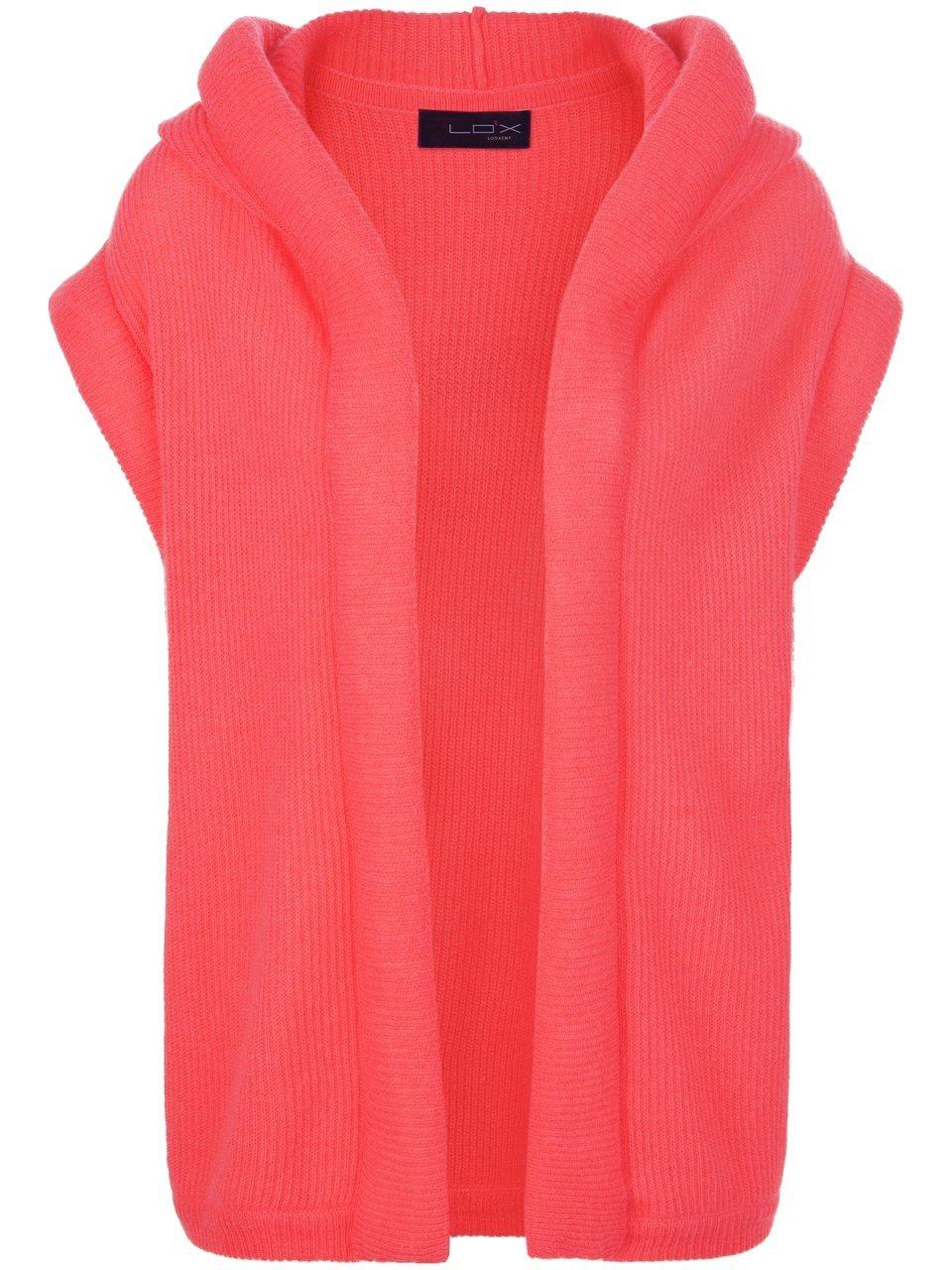 Mouwloos vest 100% scheerwol Van Looxent pink