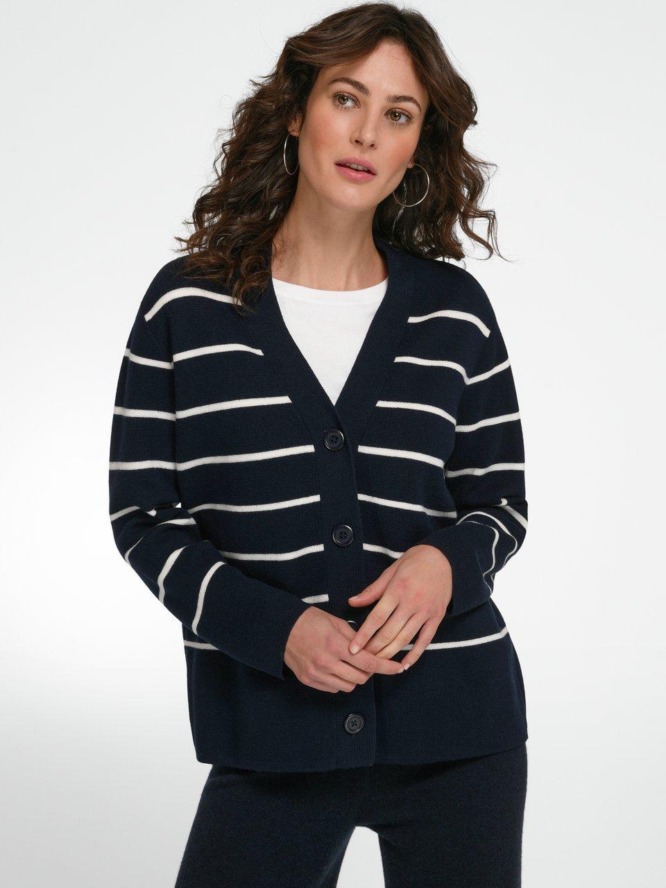 Peter Hahn - Strickjacke aus 100% Schurwolle Biella Yarn