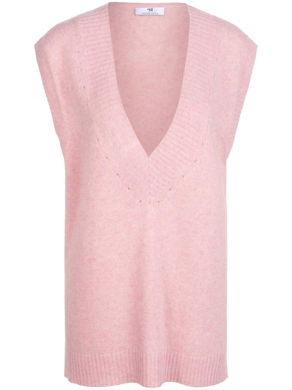 Slip-over 100% scheerwol Van Peter Hahn roze
