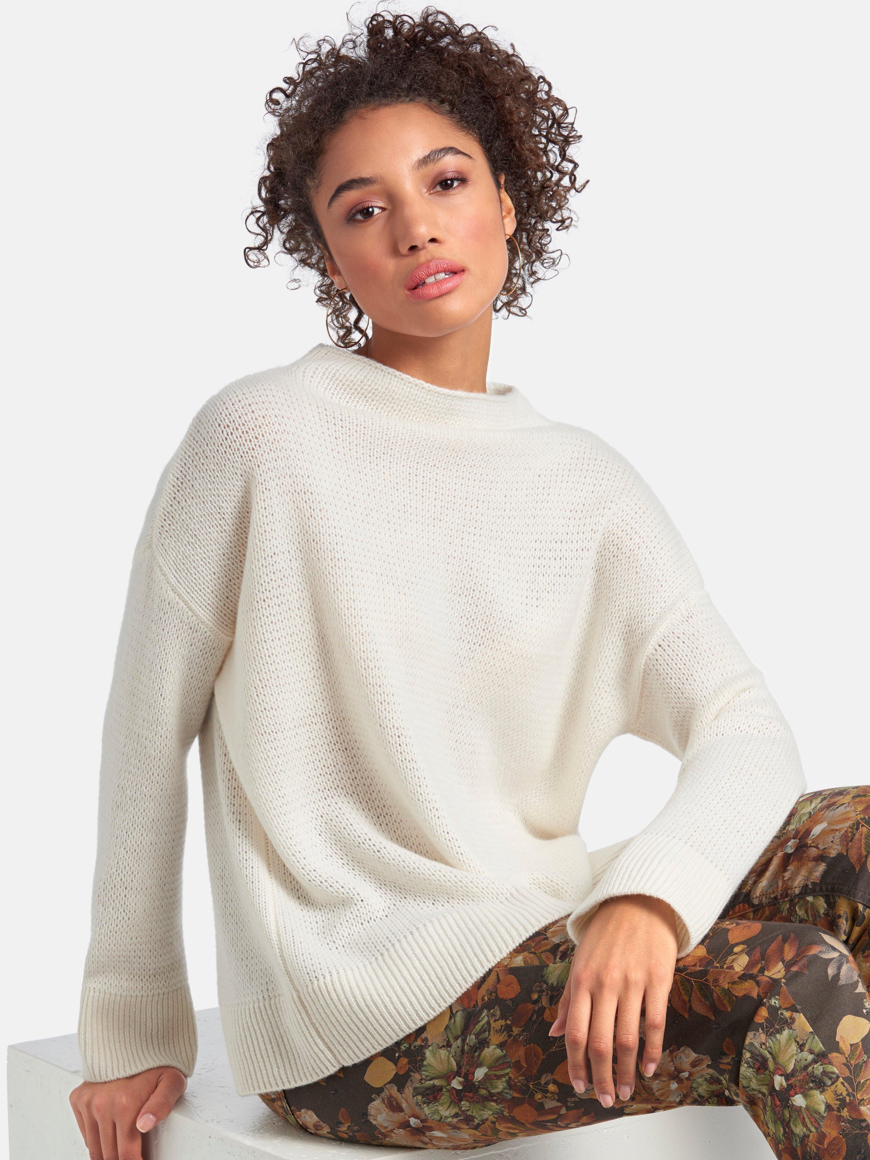 include - Pullover mit angeschnittenem Stehbundkragen