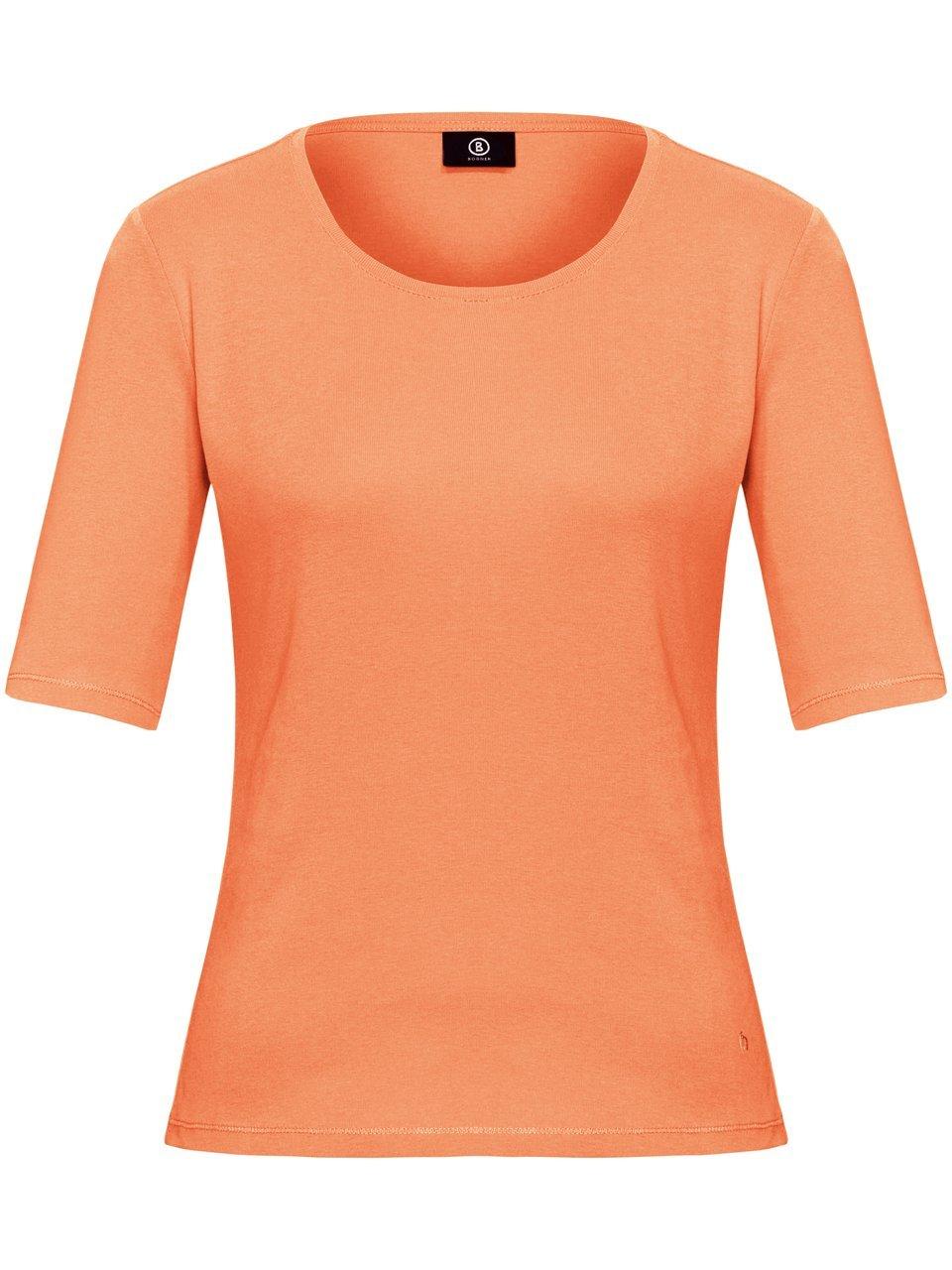 Shirt ronde hals model Velvet Van Bogner oranje