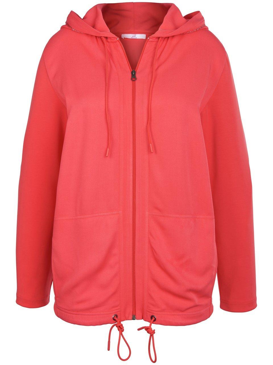 Hoodie kangoeroezakken Van Emilia Lay rood