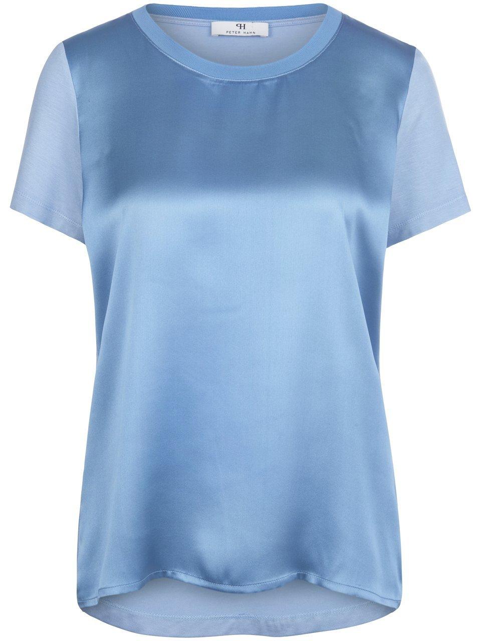 Blouseshirt korte mouwen Van Peter Hahn blauw