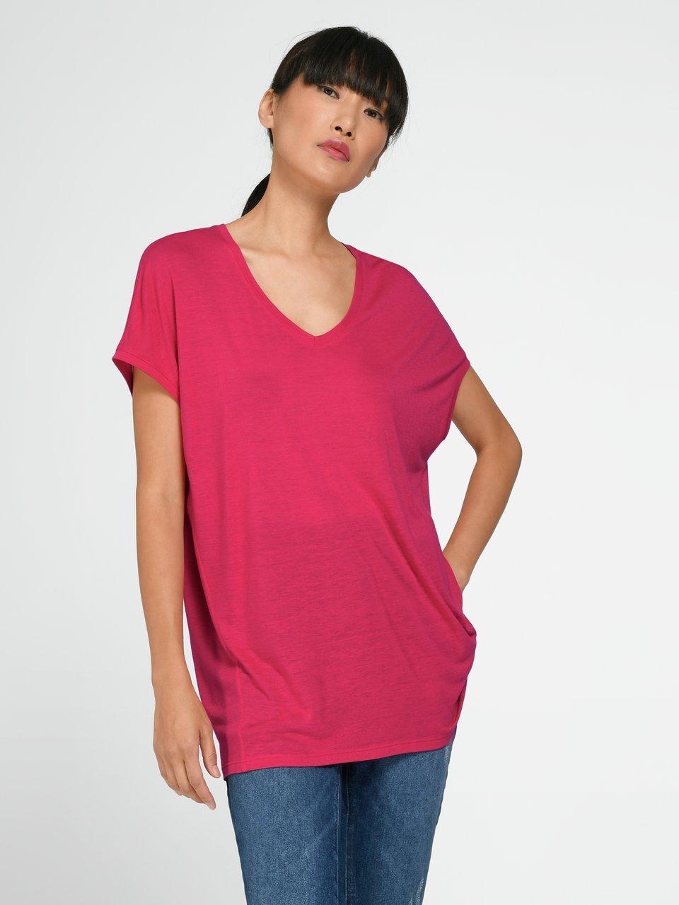 BASLER - Shirt met V-hals en korte mouwen