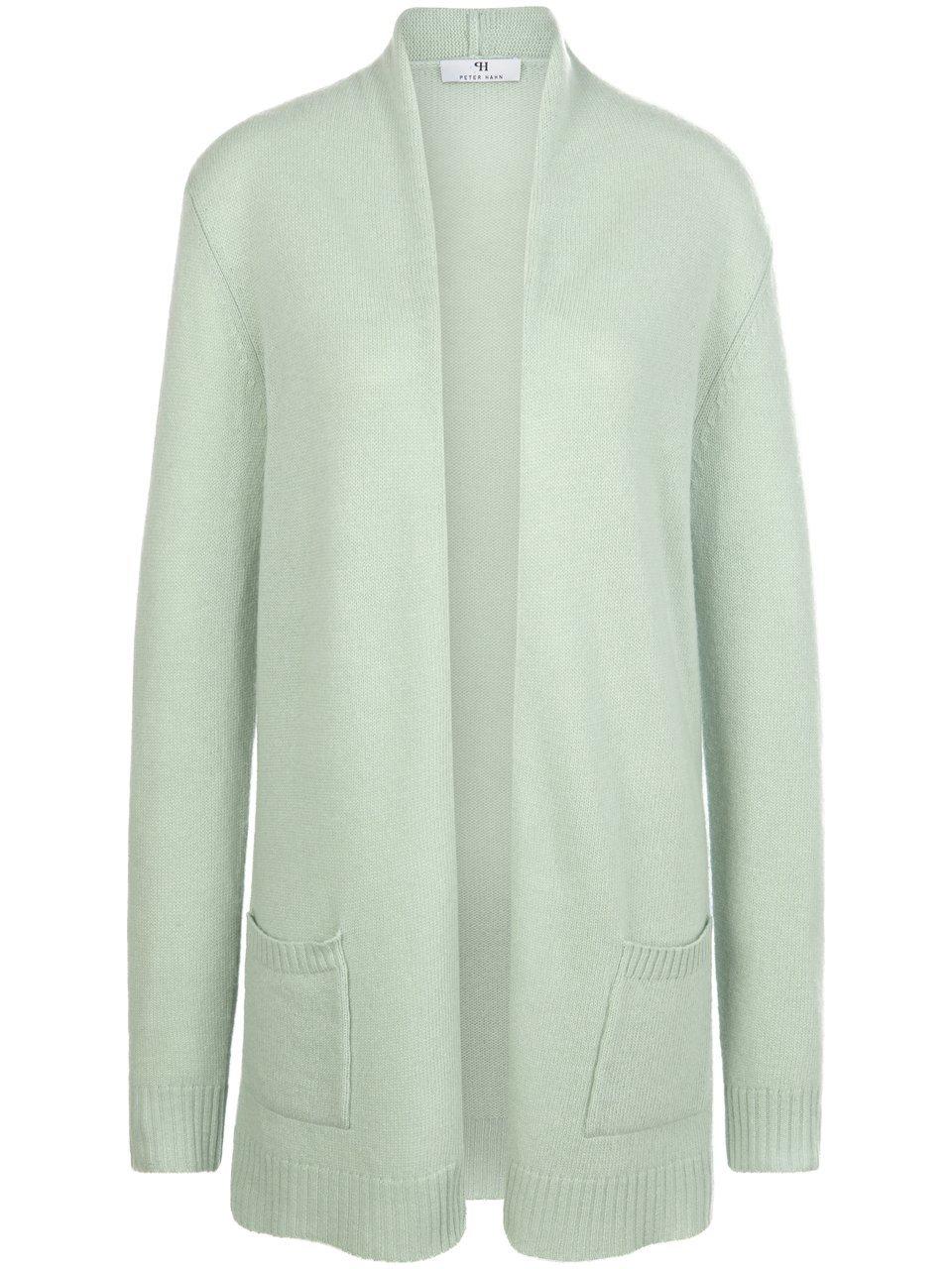 Cardigan aus 100% Schurwolle Peter Hahn grün günstig online kaufen