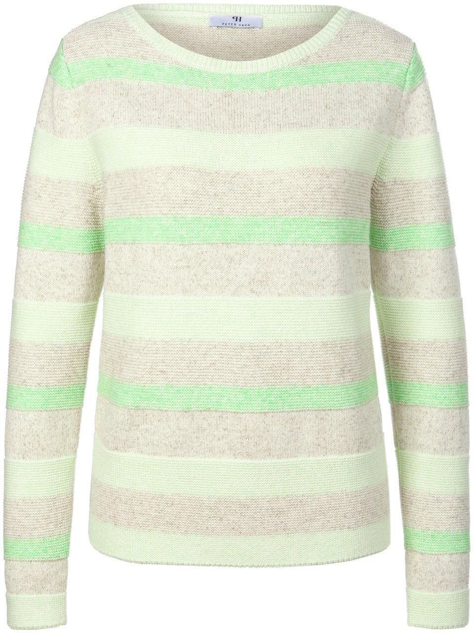 Thumbnail - Peter Hahn - Pullover mit U-Boot-Ausschnitt, beige, Gr. 36 / S - Baumwolle