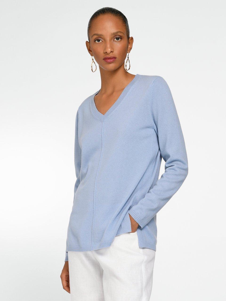 Peter Hahn - V-Pullover aus 100% Premium-Kaschmir