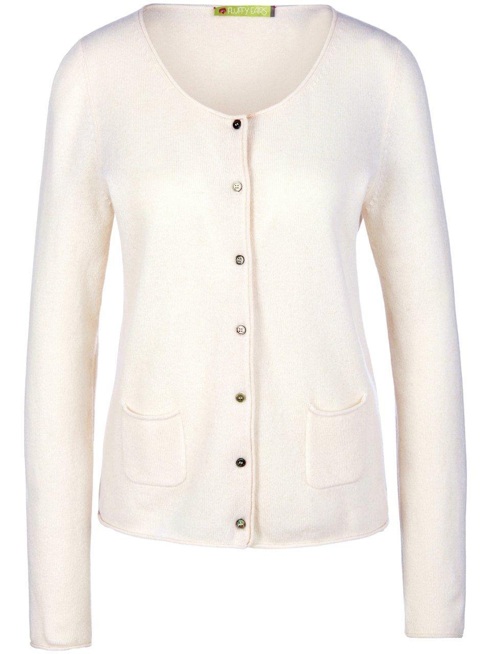 Cardigan aus 100 % Kaschmir include weiss günstig online kaufen