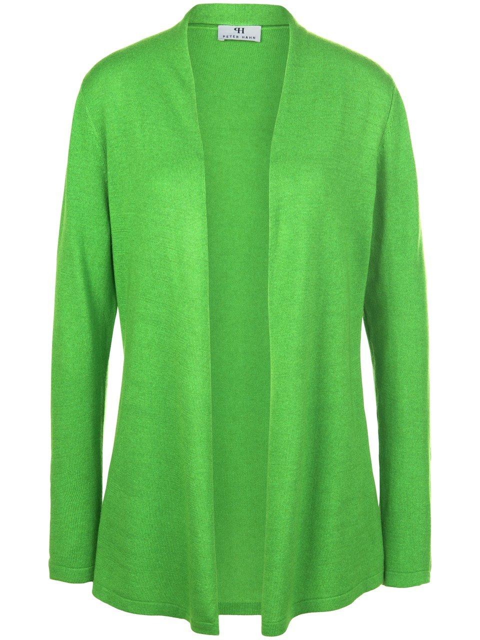 Strickjacke Modell Caro Peter Hahn Seide/Kaschmir grün günstig online kaufen