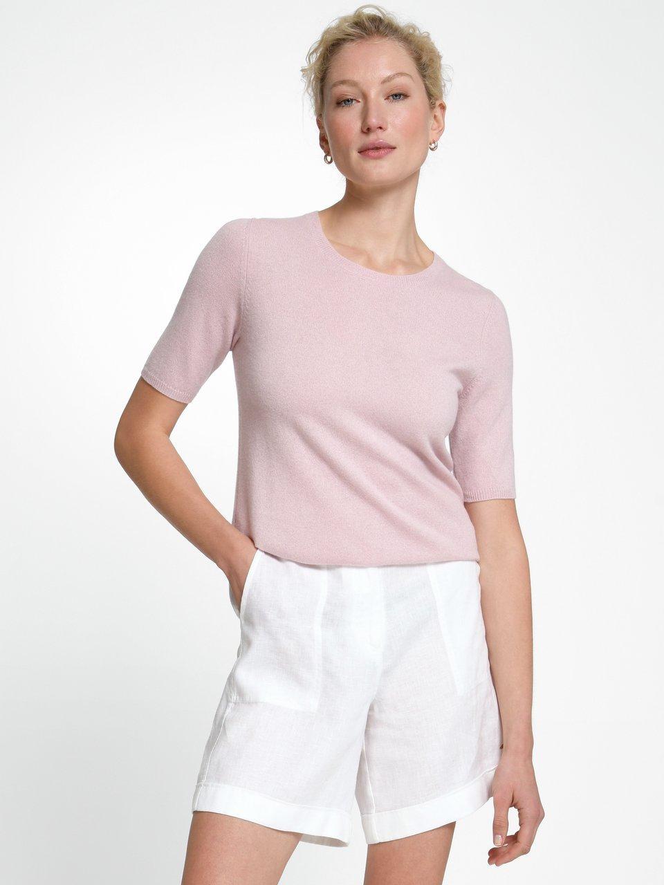include - Pull col rond en laine vierge et cachemire
