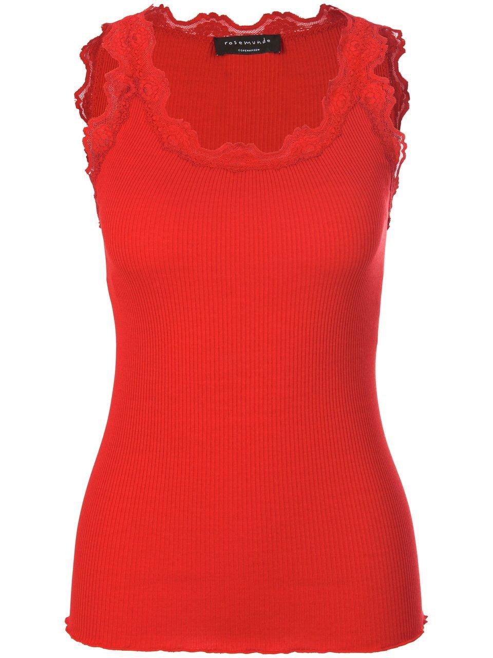 Top in lingeriestijl Van Rosemunde rood