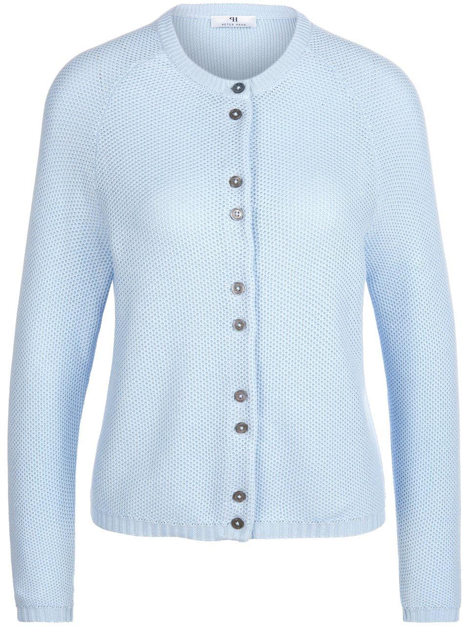 Strickjacke aus 100% SUPIMA®-Baumwolle Peter Hahn blau günstig online kaufen