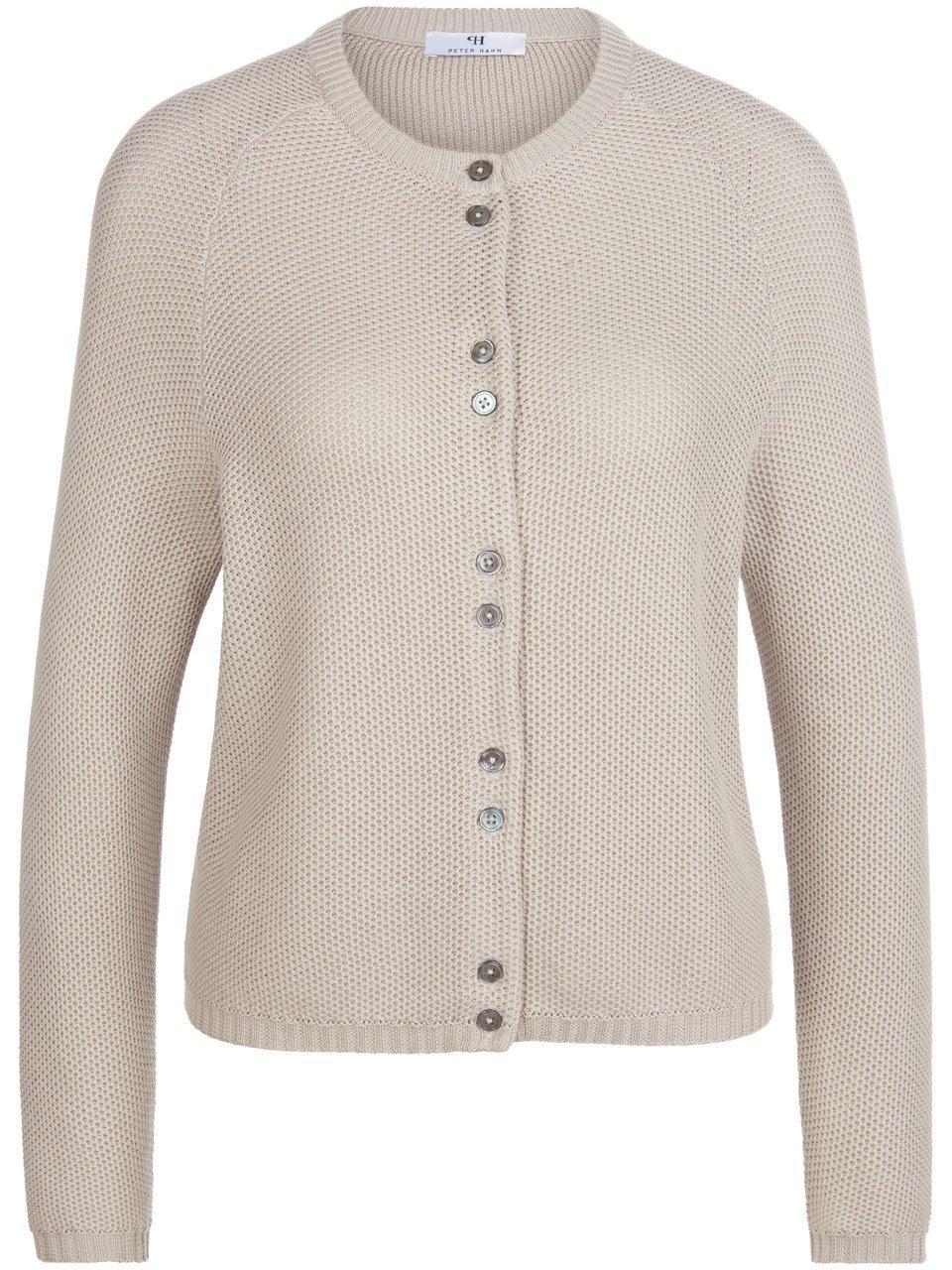 Strickjacke aus 100% SUPIMA®-Baumwolle Peter Hahn grau günstig online kaufen