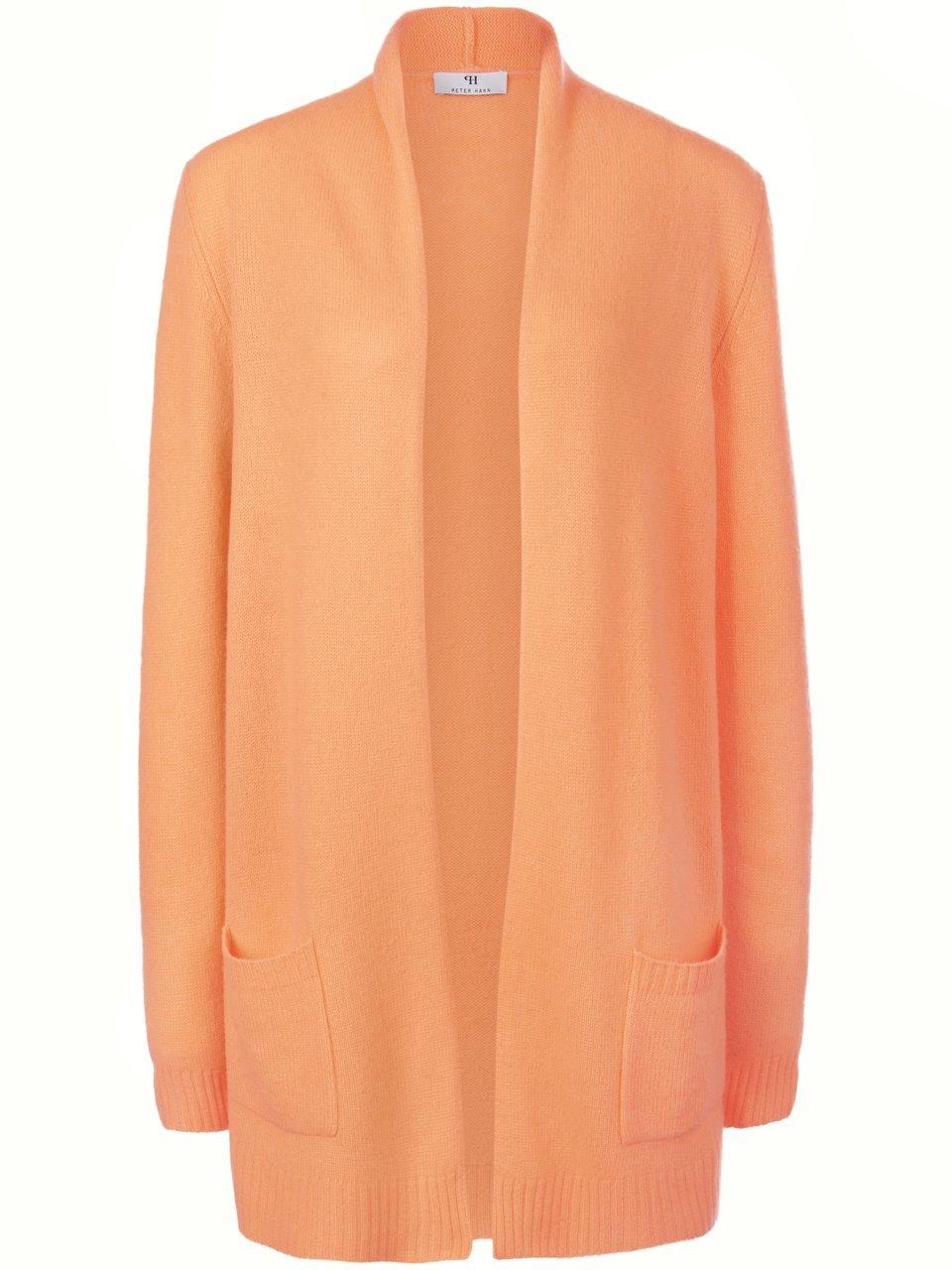 Cardigan aus 100% Schurwolle Peter Hahn orange günstig online kaufen
