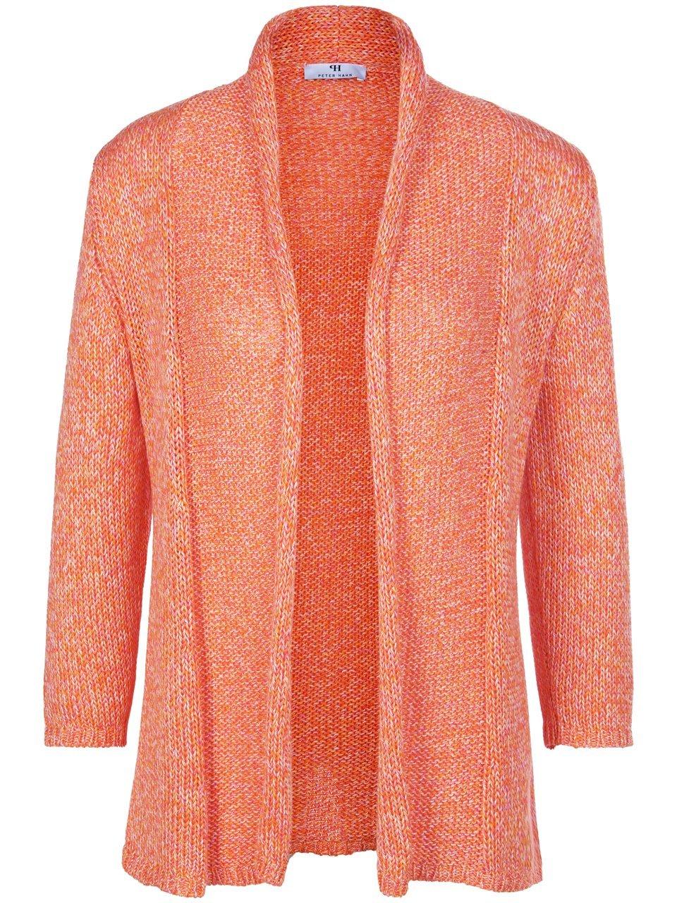 Vest 100% katoen Van Peter Hahn oranje