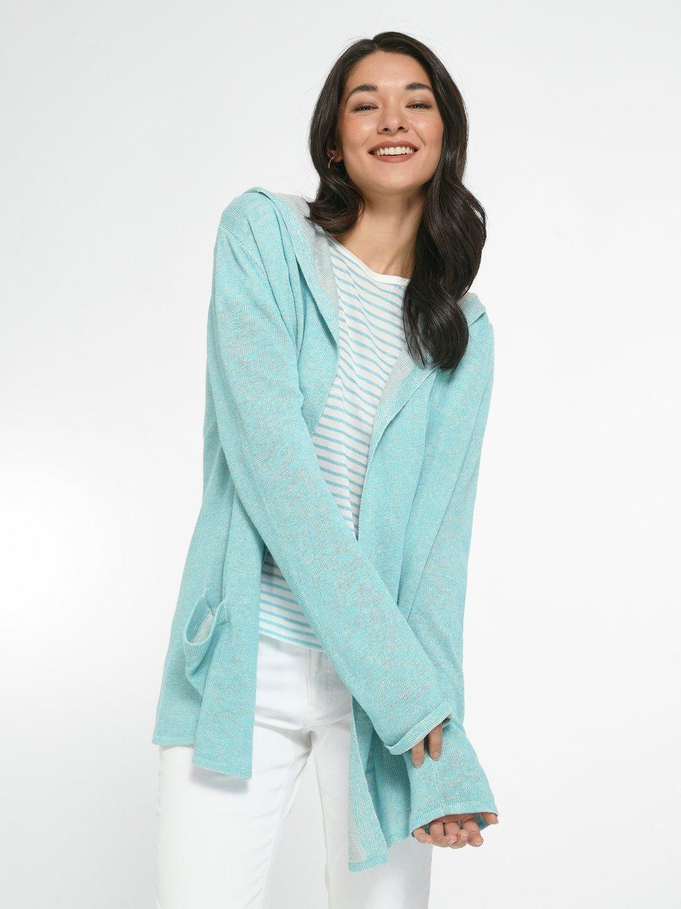Peter Hahn - Kapuzen-Strickjacke
