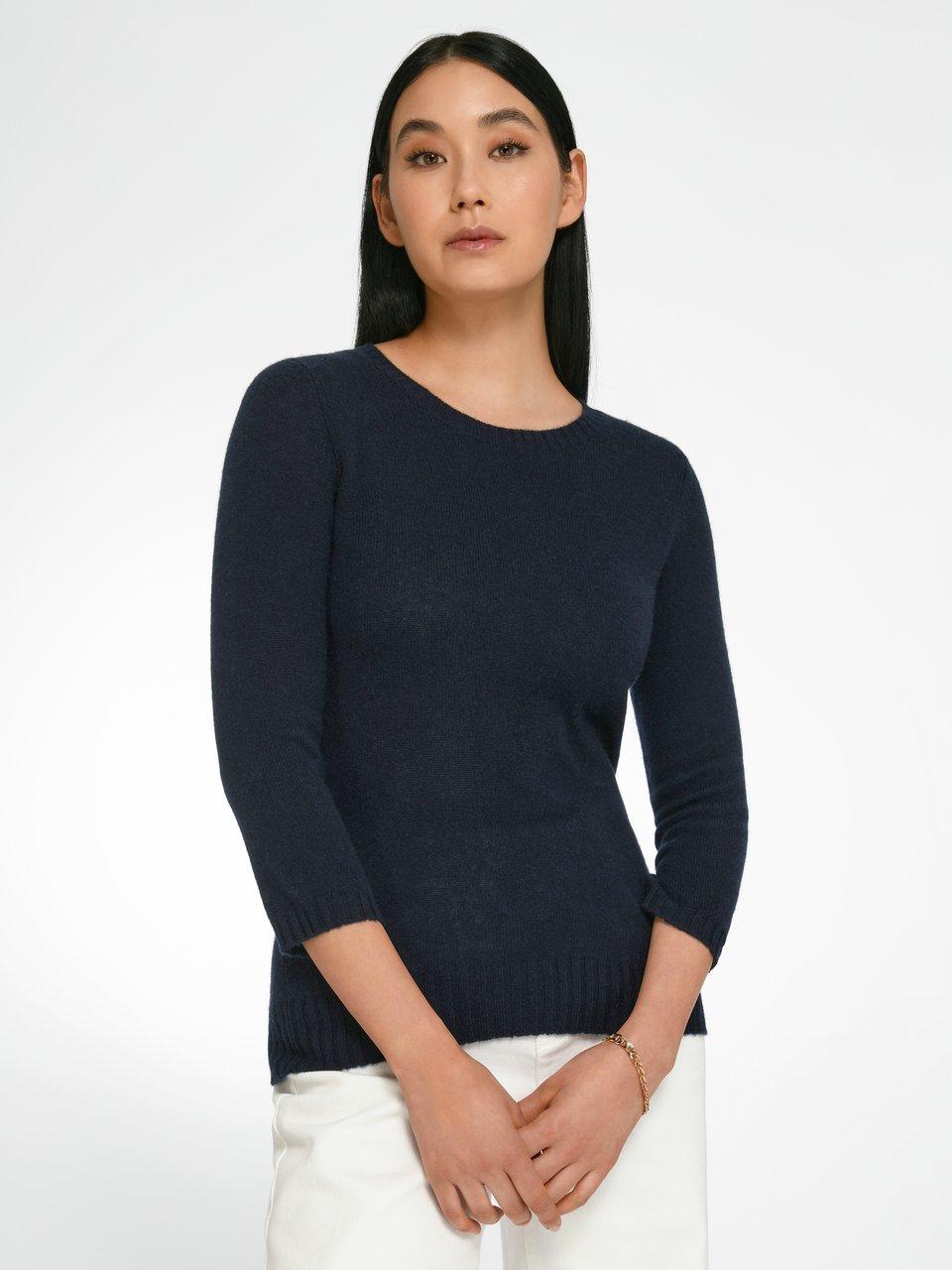 Peter Hahn Cashmere - Rundhals-Pullover aus 100% Premium-Kaschmir