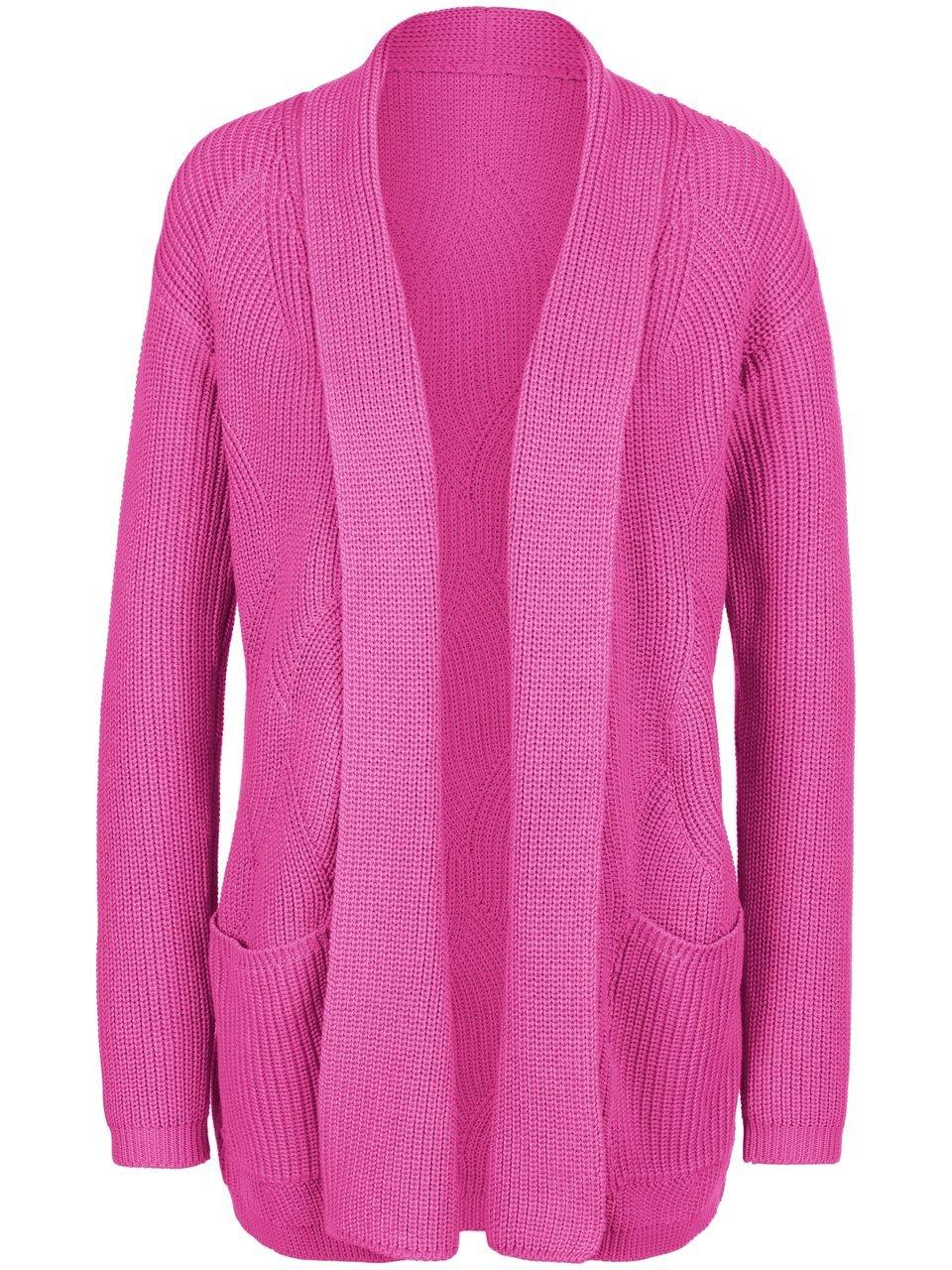 Thumbnail - Peter Hahn - Strickjacke, pink, Gr. 40 / M - Baumwolle