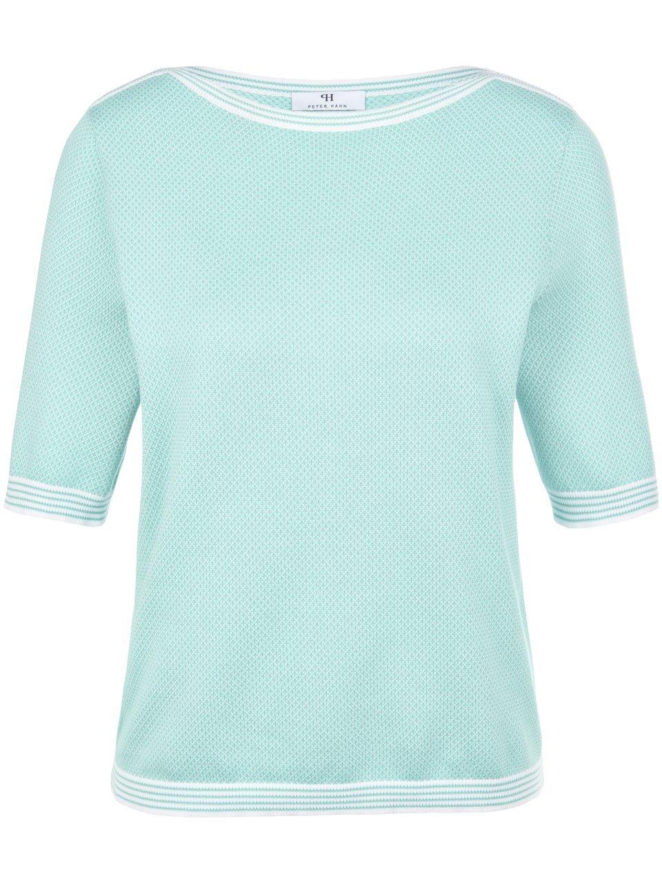 Pullover aus 100% SUPIMA®-Baumwolle Peter Hahn türkis günstig online kaufen