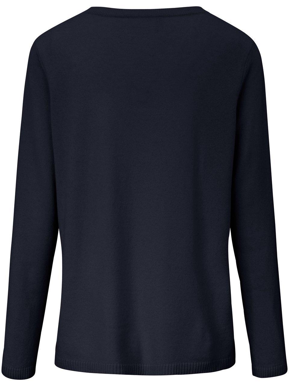 Thumbnail - V-Pullover aus 100% Premium-Kaschmir include blau