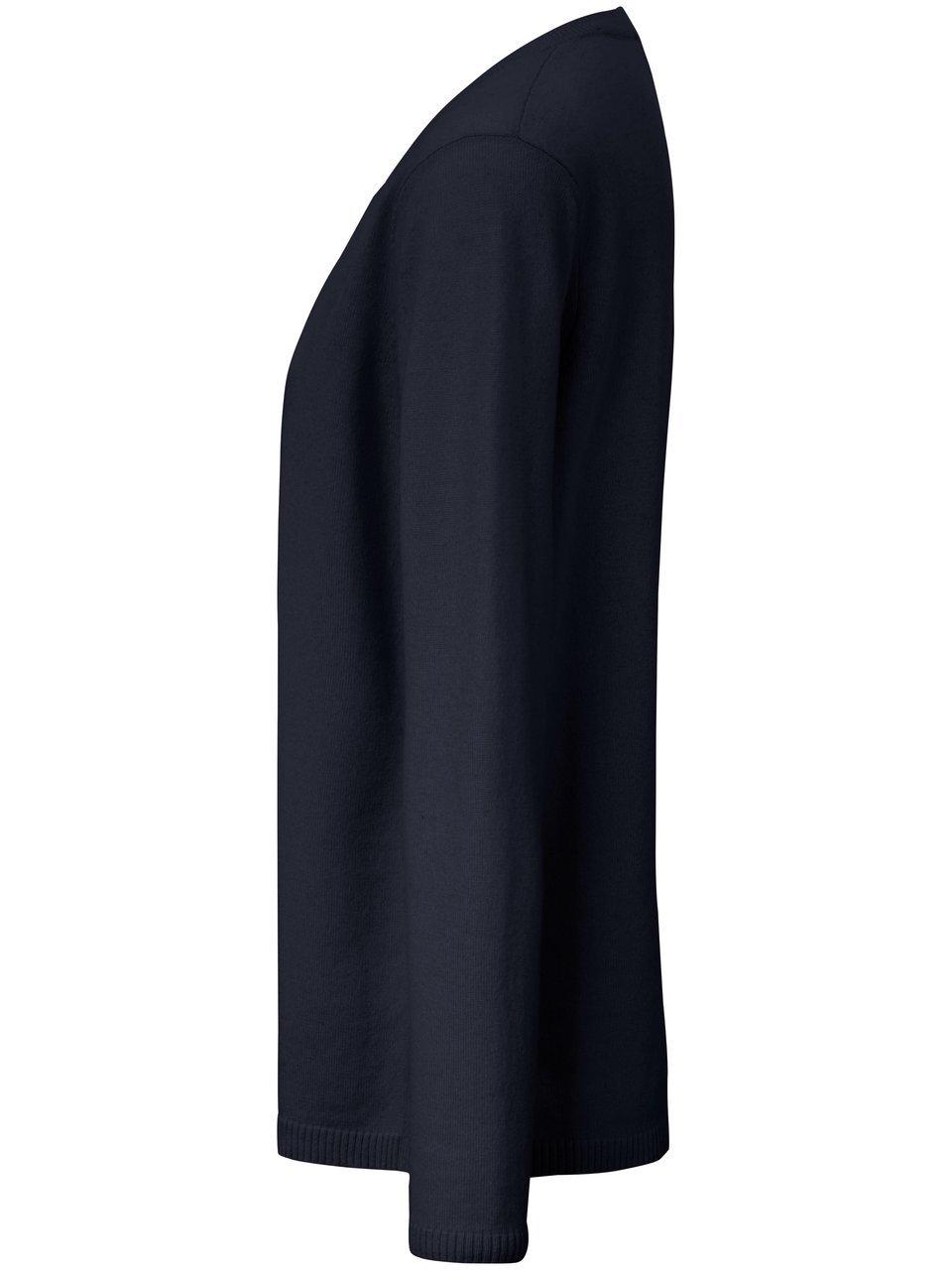 Thumbnail - V-Pullover aus 100% Premium-Kaschmir include blau