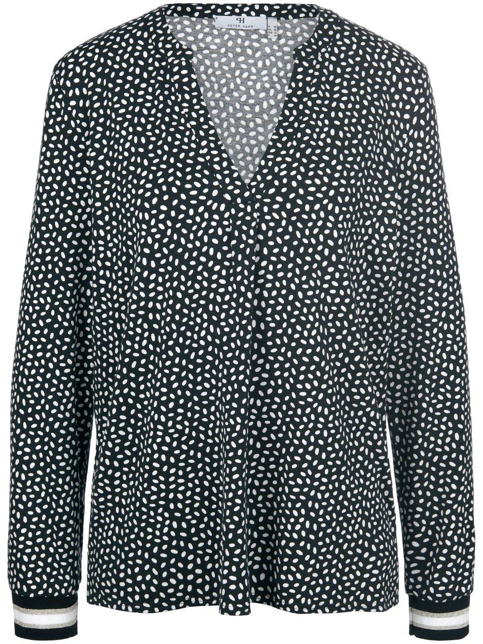 Jersey-Bluse Peter Hahn blau günstig online kaufen