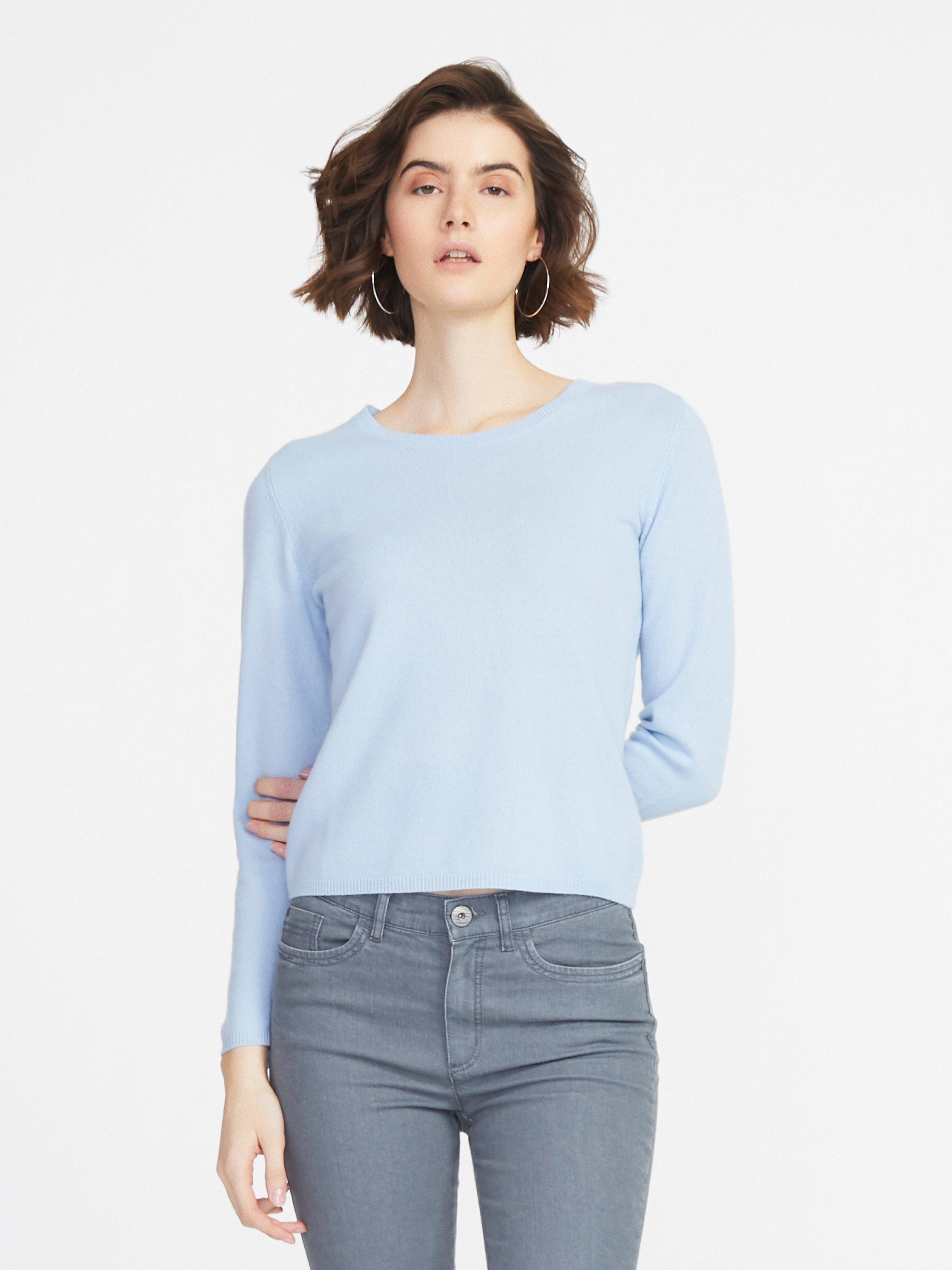 Peter Hahn Cashmere - Rundhals-Pullover aus 100% Premium-Kaschmir