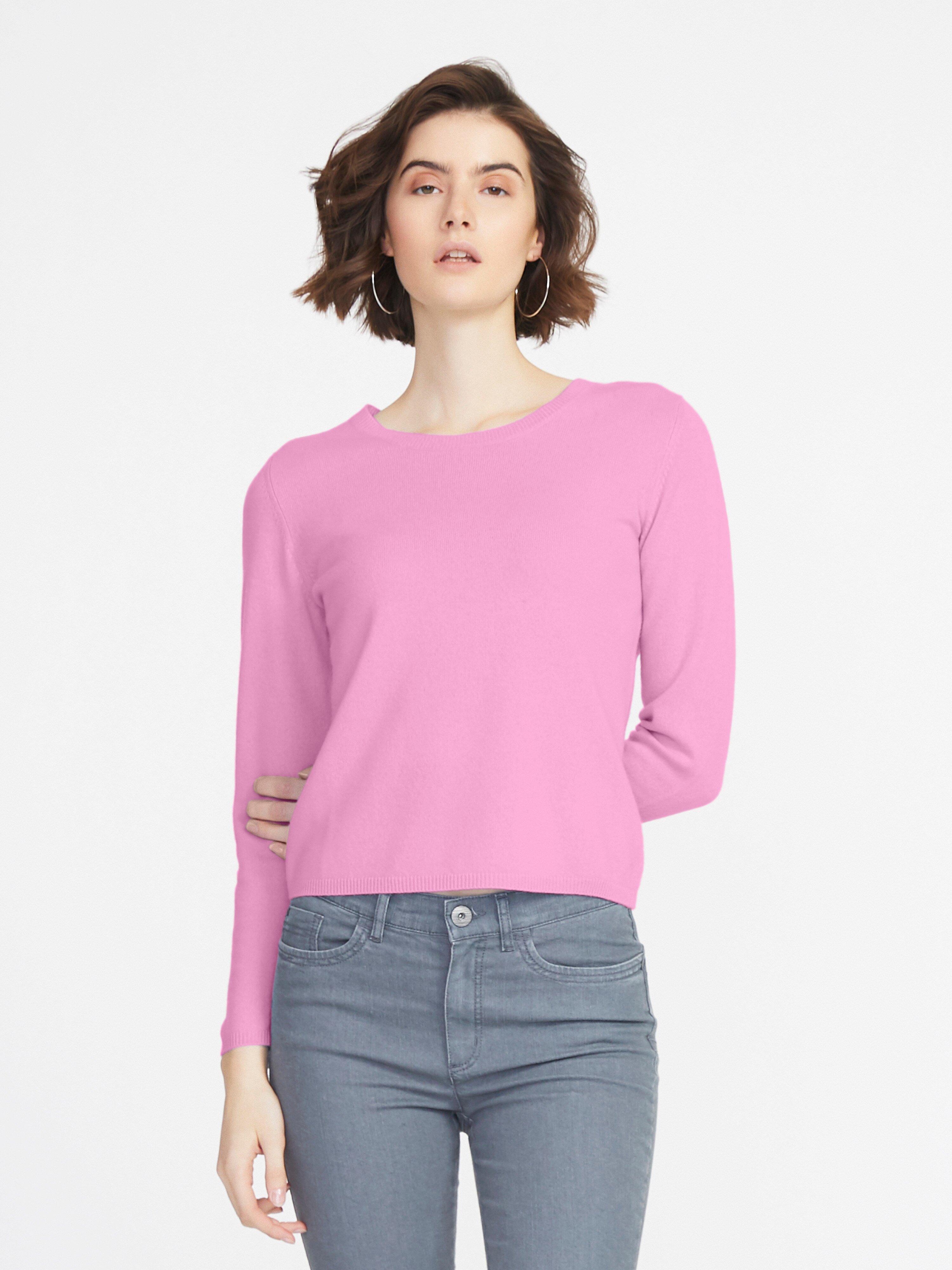 Peter Hahn Cashmere - Trui van 100% kasjmier met ronde hals