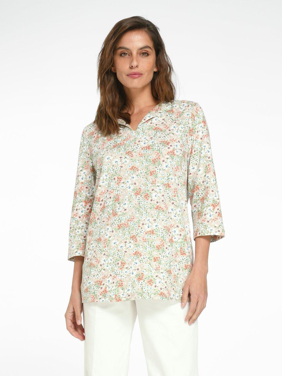 Green Cotton - Splitneck-Shirt mit 3/4-Arm